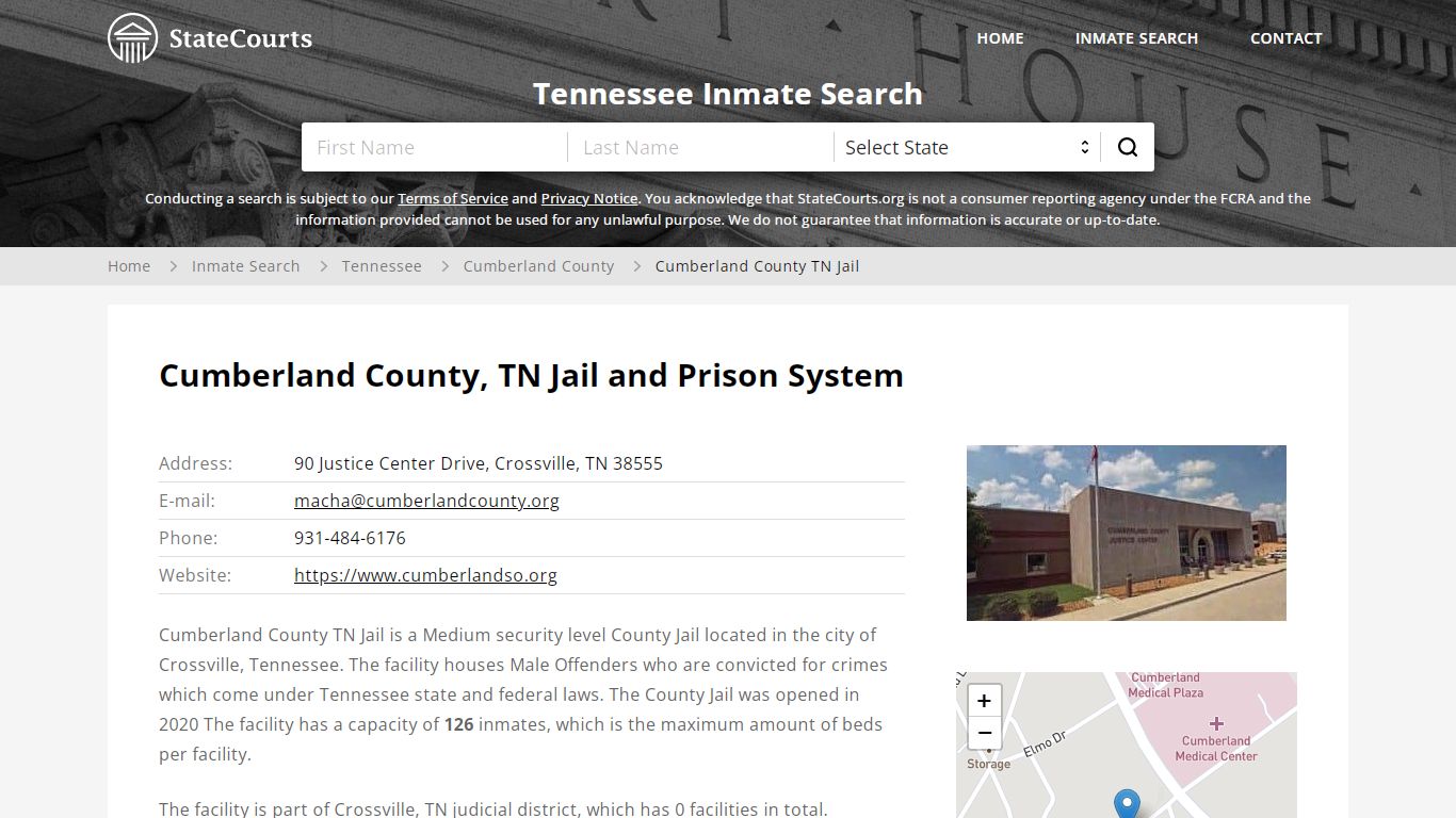 Cumberland County TN Jail Inmate Records Search, Tennessee ...